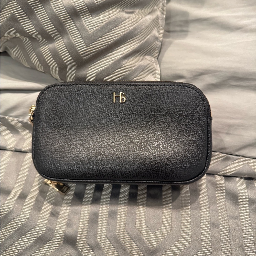 Henri Bendel Black Leather Bag